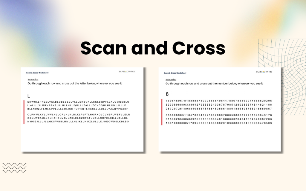 Stroke Worksheet - Scan and Cross